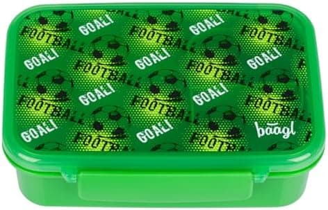 Baagl Brotdose Kinder für Schule – Snackdose mit Fächern (Panda)  
Baagl Brotdose für Mädchen – Lunchbox mit Trennfächer