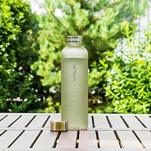 VINSUN Trinkflasche 1000ml - auslaufsicher, BPA frei, Tritan - Leichte Wasserflasche für Sport und Outdoor activities -