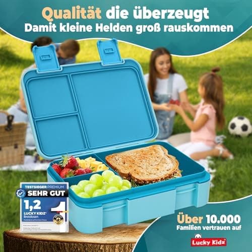 Kinder Brotdose mit Fächern Auslaufsicher & BPA frei
| Vesperbox Kinder Bento Box mit Fächern
| Frühstücksbox Kinder Br