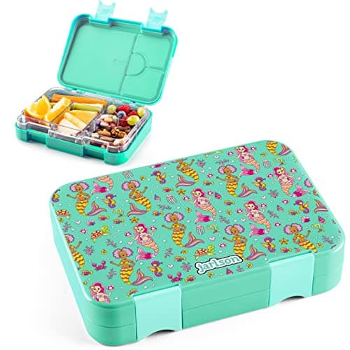 Jarlson® Brotdose Kinder mit Fächern - TONI Lunchbox - Auslaufdurchfall-Sicher – Jausenbox für Kindergarten und Schule -