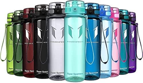 Super Sparrow BPA-frei Wasserflasche - 500ml - Ideale für Sport und Outdoor - Nachhaltig ClimatePartner certified