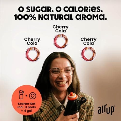 air up® Trinkflasche für Schule und Sport | inkl. 5 zuckerfreien Duft-Pods & Strohhalm | Wasserflasche in Lila für Kinde