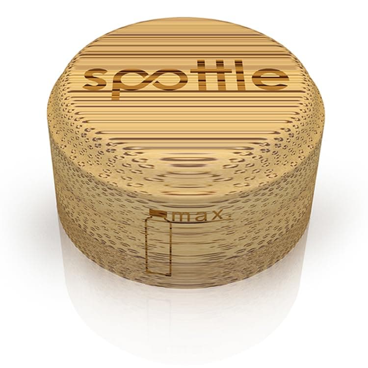 Spottle Glas Trinkflasche - 1 Liter - Für Kohlensäuregetränke - Spülmaschinenfest & auslaufsicher