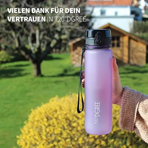 720°DGREE uberBottle Trinkflasche SoftTouch 500ml - Auslaufsicher, BPA-Frei - für Sport und Outdoor-Aktivitäten - Climat