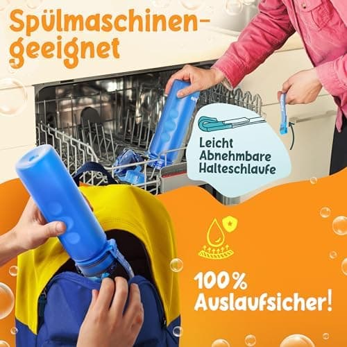 Nur für Funkelfuchs Trinkflaschen passende Ersatzdeckel 500ml (grün) - Luxus Design und Dauerhaftigkeit