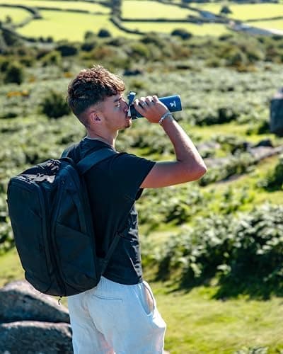 AORIN Trinkflasche Edelstahl 18/8, 500ml, BPA-Frei, Doppelwandig Isolierflasche für Sport, Schule und Outdooraktivitäten