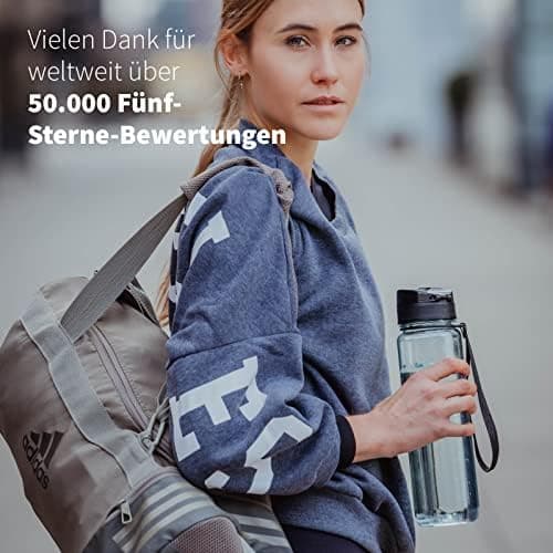 720°DGREE uberBottle Trinkflasche SoftTouch 500ml - Auslaufsicher, BPA-Frei - für Sport und Outdoor-Aktivitäten - Climat