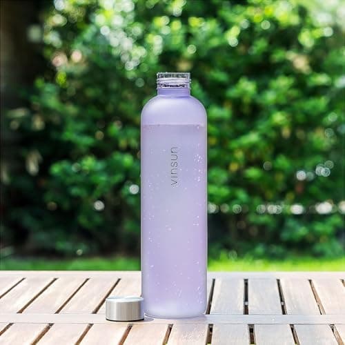 VINSUN Trinkflasche 1000ml - auslaufsicher, BPA frei, Tritan - Leichte Wasserflasche für Sport und Outdoor activities -