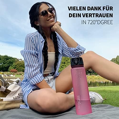 720°DGREE uberBottle Trinkflasche SoftTouch 500ml - Auslaufsicher, BPA-Frei - für Sport und Outdoor-Aktivitäten - Climat