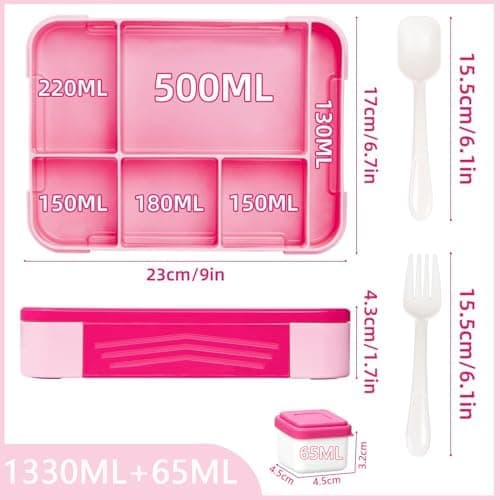 Kinder Buttermuffinbox - Jungen Schule, Kindergarten, Mit Fächern, Auslaufsicher, Lässig, 120ml