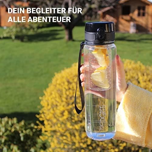 720°DGREE uberBottle Trinkflasche SoftTouch 500ml - Auslaufsicher, BPA-Frei - für Sport und Outdoor-Aktivitäten - Climat