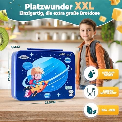 Kinder Brotdose mit Fächern Auslaufsicher & BPA frei
| Vesperbox Kinder Bento Box mit Fächern
| Frühstücksbox Kinder Br