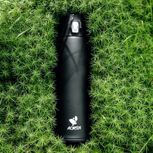 AORIN Trinkflasche Edelstahl 18/8, 500ml, BPA-Frei, Doppelwandig Isolierflasche für Sport, Schule und Outdooraktivitäten
