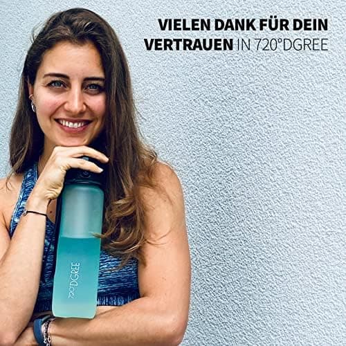 720°DGREE uberBottle Trinkflasche SoftTouch 500ml - Auslaufsicher, BPA-Frei - für Sport und Outdoor-Aktivitäten - Climat