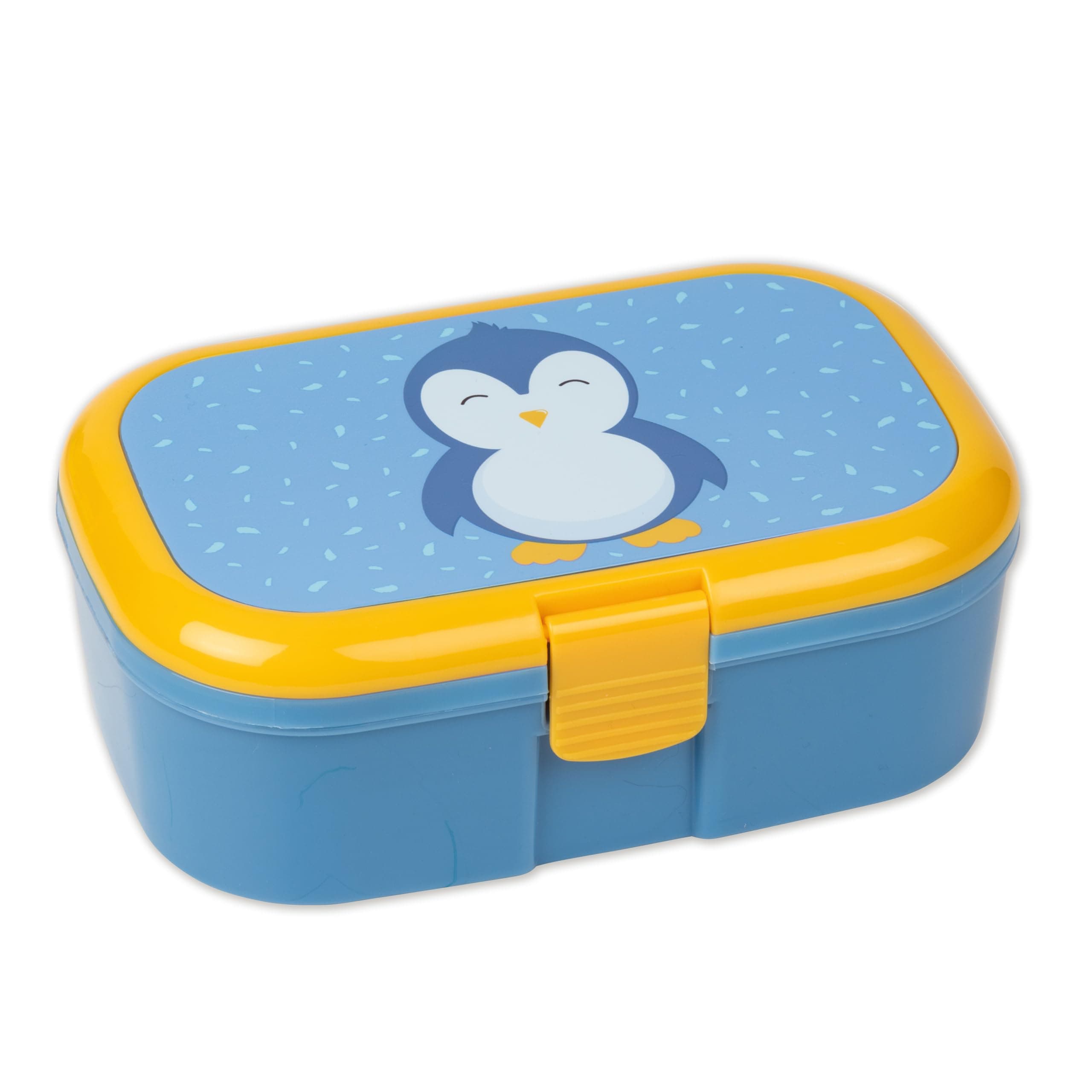 Lutz Mauder Brotdose Kinder Pinguin Lunchbox - Vesperbox für Kindergarten und Schule sowie Picknicks