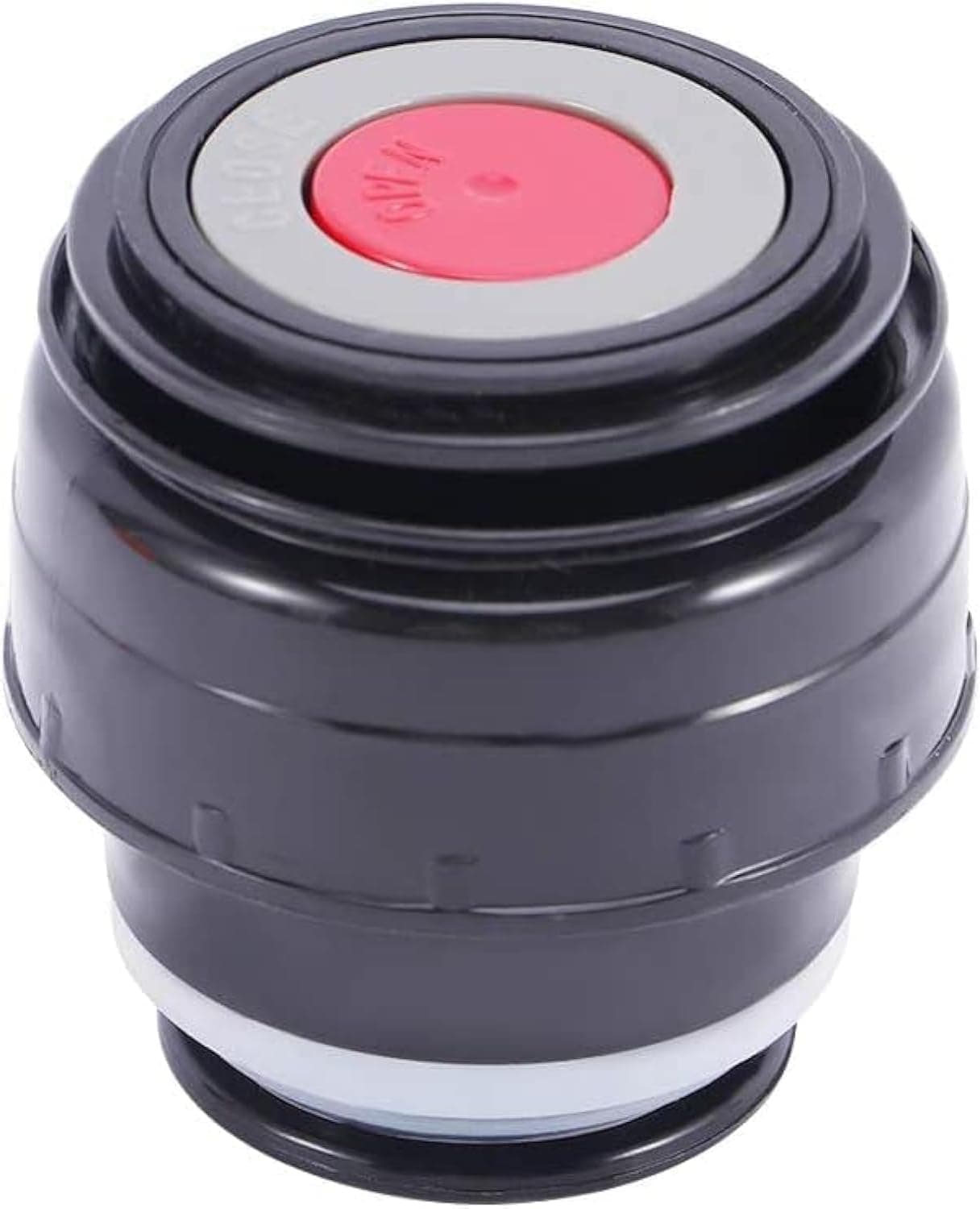 Isolierflaschen-Deckelabdeckung für Vakuumflaschen, Outdoor-Reisebecher, tragbar, universelles Zubehör (4,5 cm, Schwarz/