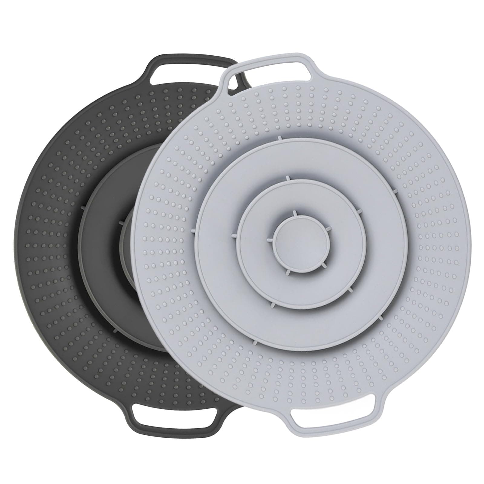 Überkochschutz & Spritzschutz aus Silikon für Universelle Topfdeckel – Kochen und Kochtiegel – BPA-frei, hitzebeständig