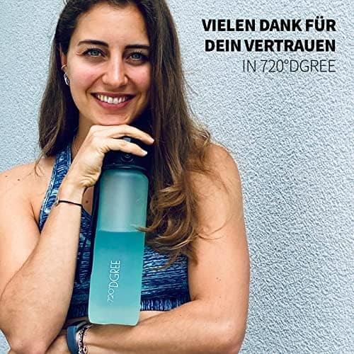 720°DGREE uberBottle Trinkflasche SoftTouch 500ml - Auslaufsicher, BPA-Frei - für Sport und Outdoor-Aktivitäten - Climat