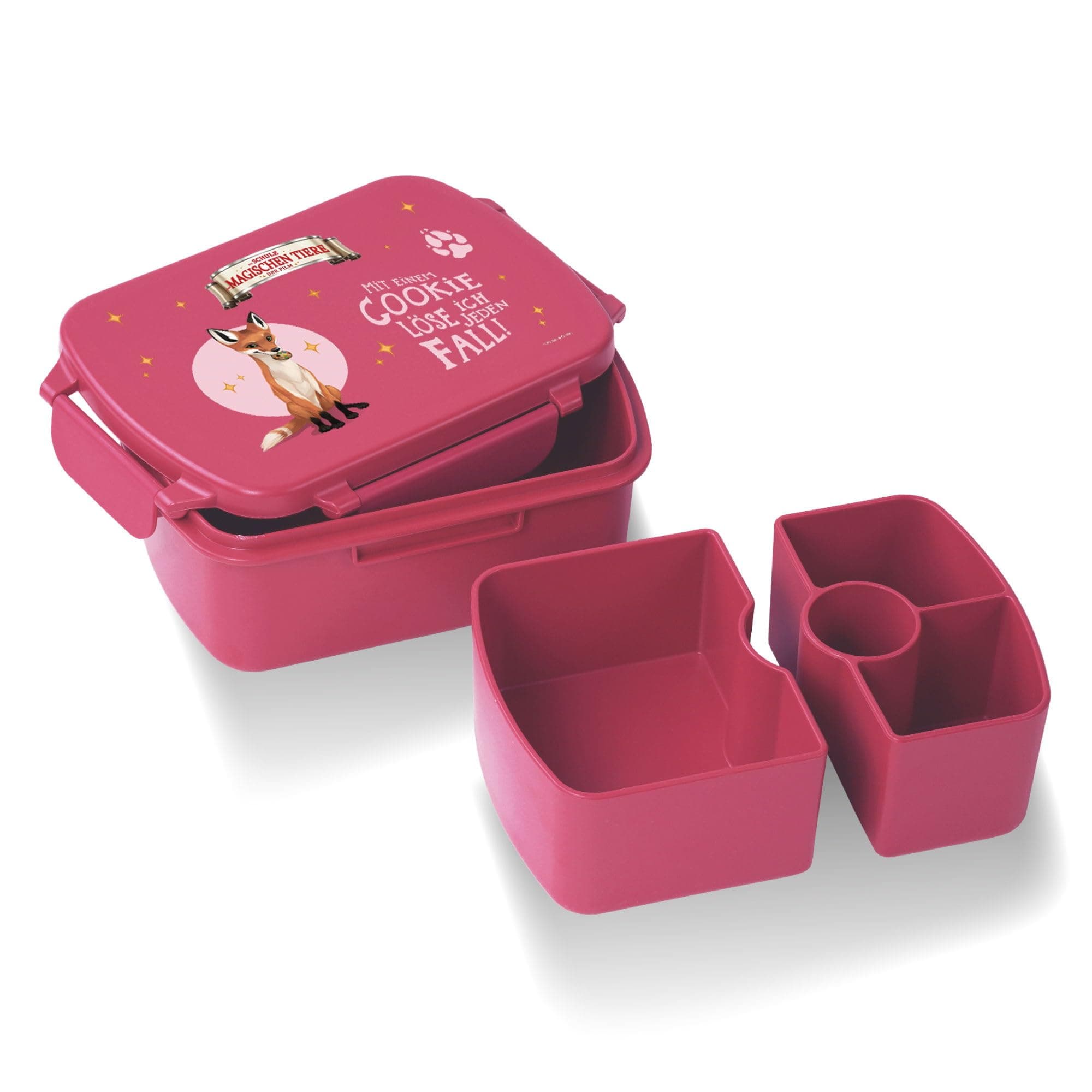 AWAVE Schule der Magischen Tiere Kinder Brotdose rPET Beerenrot 1 L
| AWAVE Schule der Magischen Tiere Kinder Brotdose