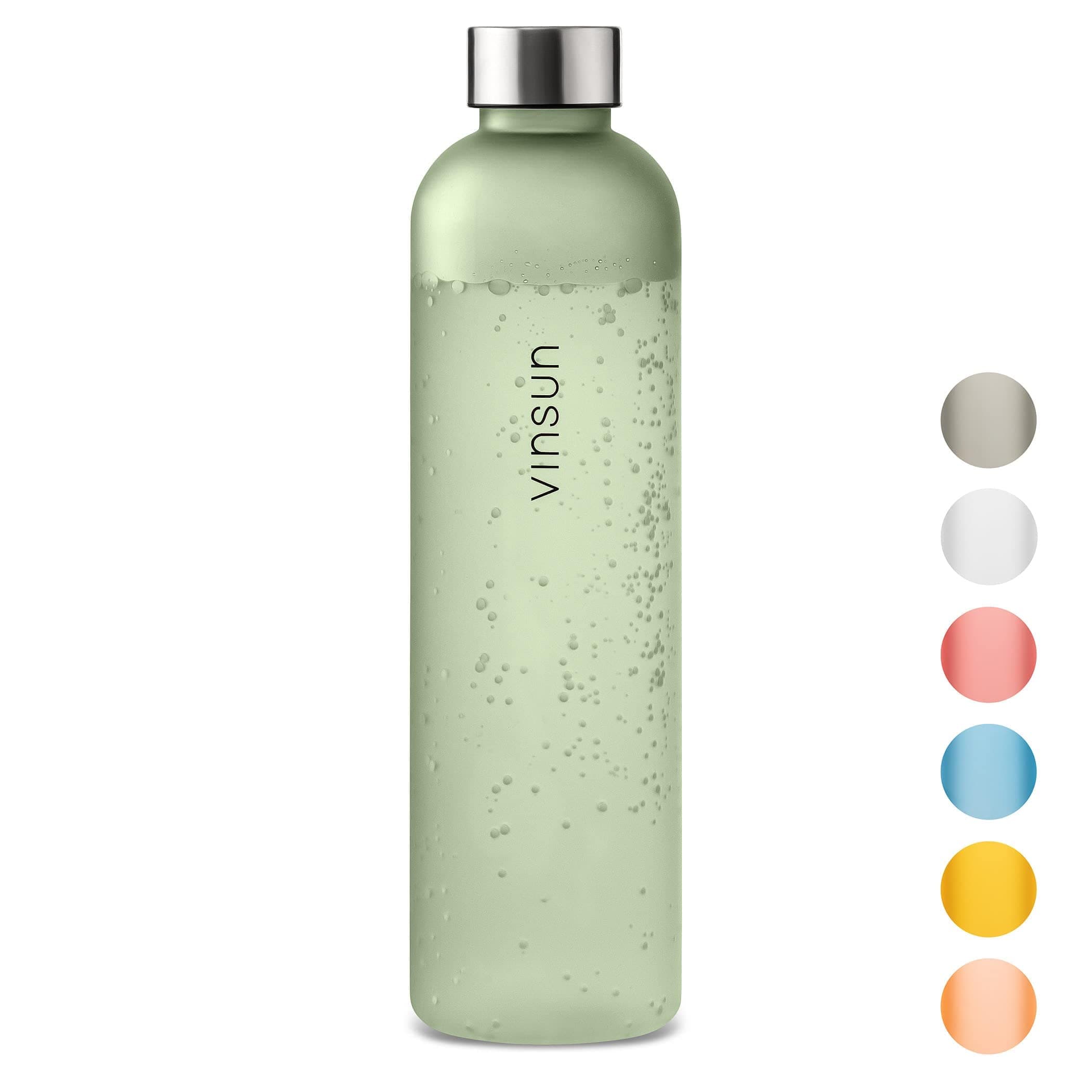 VINSUN Trinkflasche 1000ml - auslaufsicher, BPA frei, Tritan - Leichte Wasserflasche für Sport und Outdoor activities -