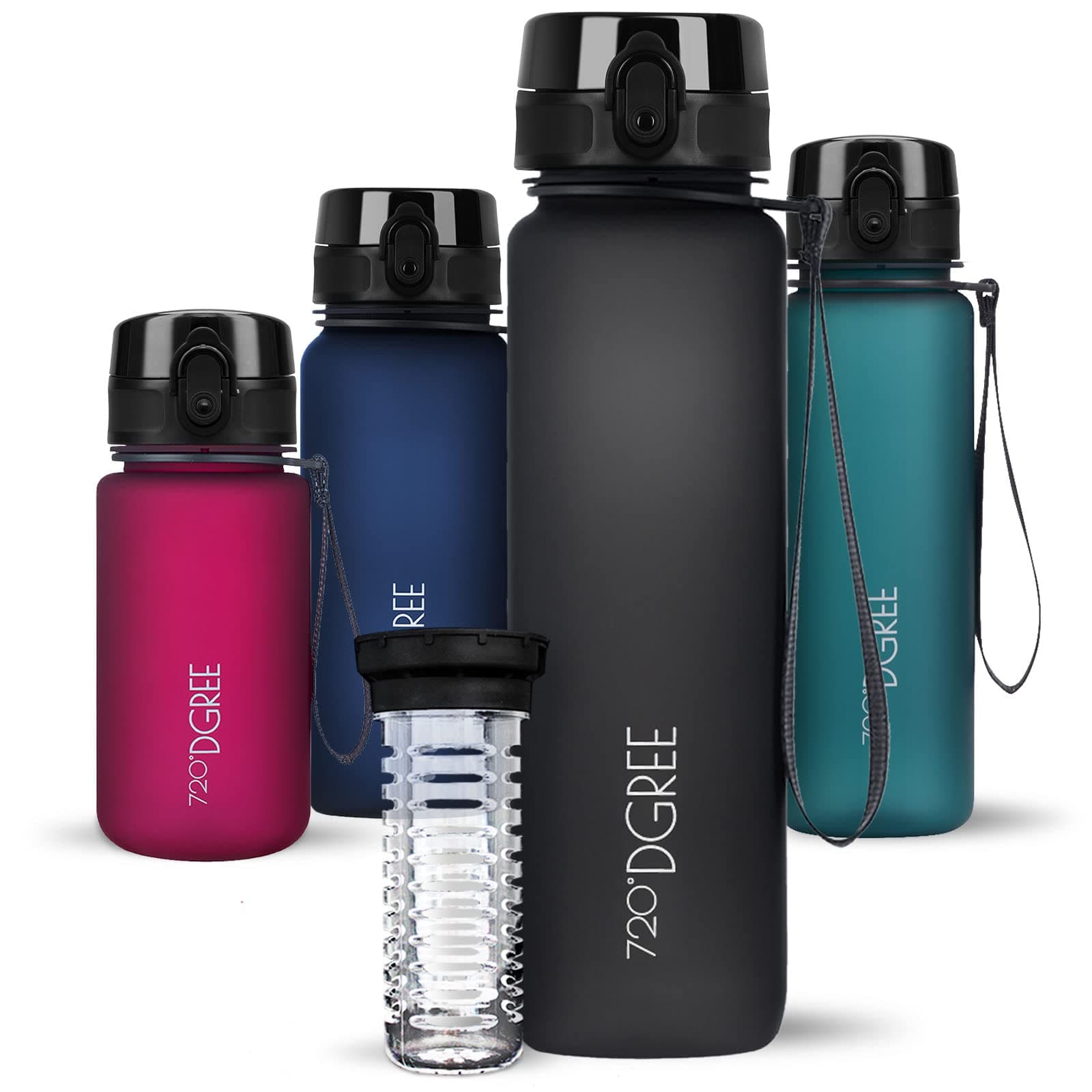 720°DGREE uberBottle Trinkflasche SoftTouch 500ml - Auslaufsicher, BPA-Frei - für Sport und Outdoor-Aktivitäten - Climat