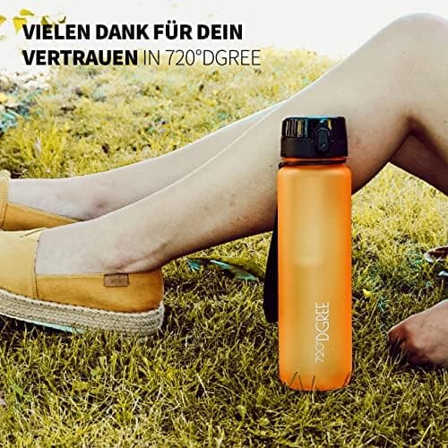 720°DGREE uberBottle Trinkflasche SoftTouch 500ml - Auslaufsicher, BPA-Frei - für Sport und Outdoor-Aktivitäten - Climat