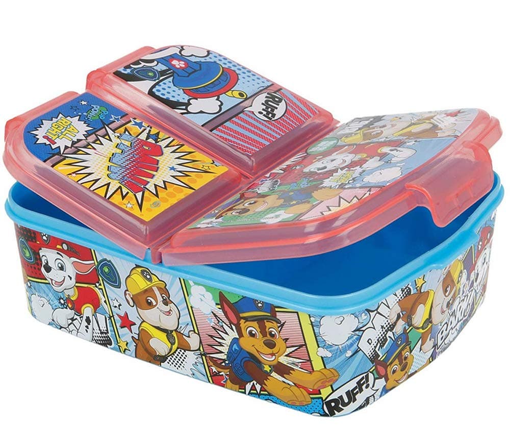 Premium Kinder Brotdose mit 3 Fächern - ideales Lunch-Gerät für Schule und Kindergarten | Bento Brotbox für Kids