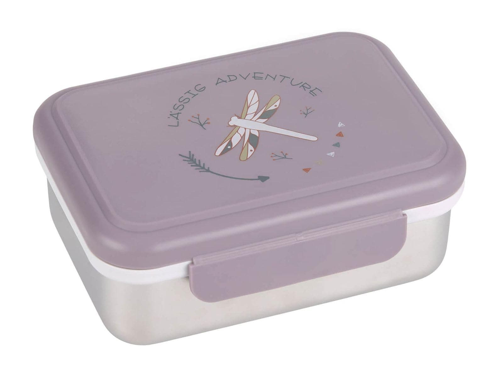 LÄSSIG Edelstahl Kinder Brotdose Frühstücksbox Nachhaltig für Schule und Adventure (1er Pack)
LÄSSIG Kinder Brotdose E